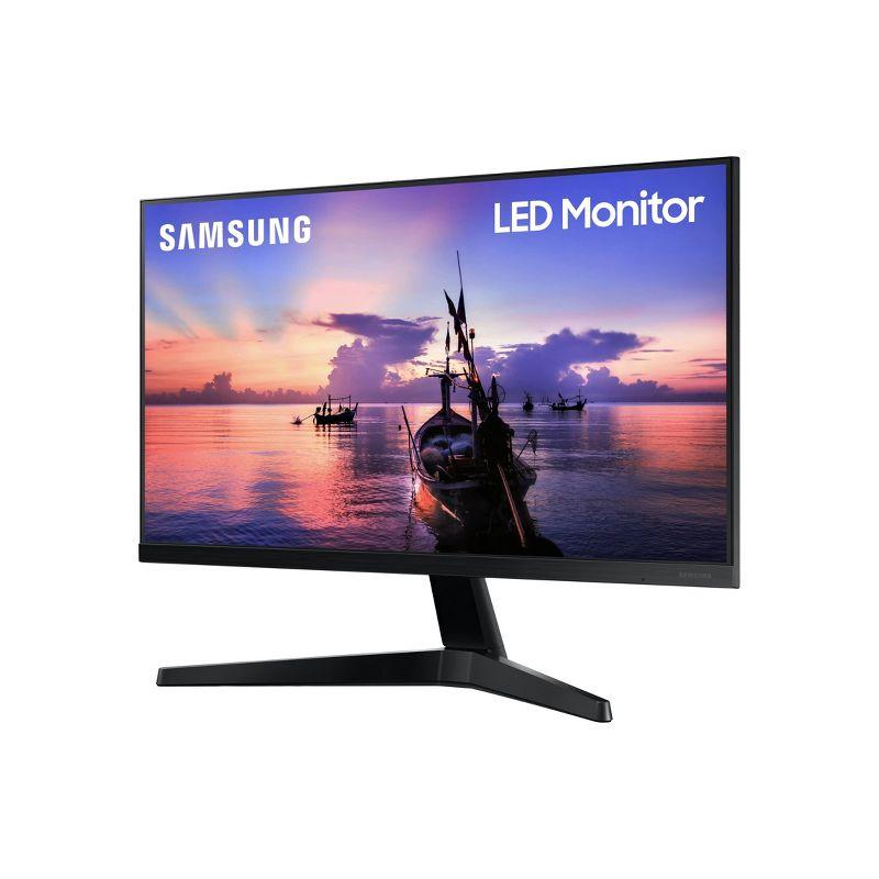 Samsung 24" FHD IPS Computer Monitor, AMD FreeSync,  HDMI & VGA (T350 Series) - Dark Blue/Gray