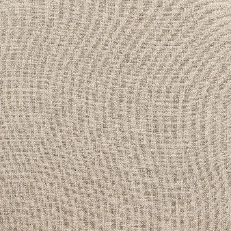 Alaterre Hanover Swivel Bar Height Stool, Weathered Brown and Beige, Solid Rubberwood Frame with Faux Linen Upholstered Seat, Nailhead Trim, Memory Return Swivel, 20 in. W x 22 in. D x 41 in. H