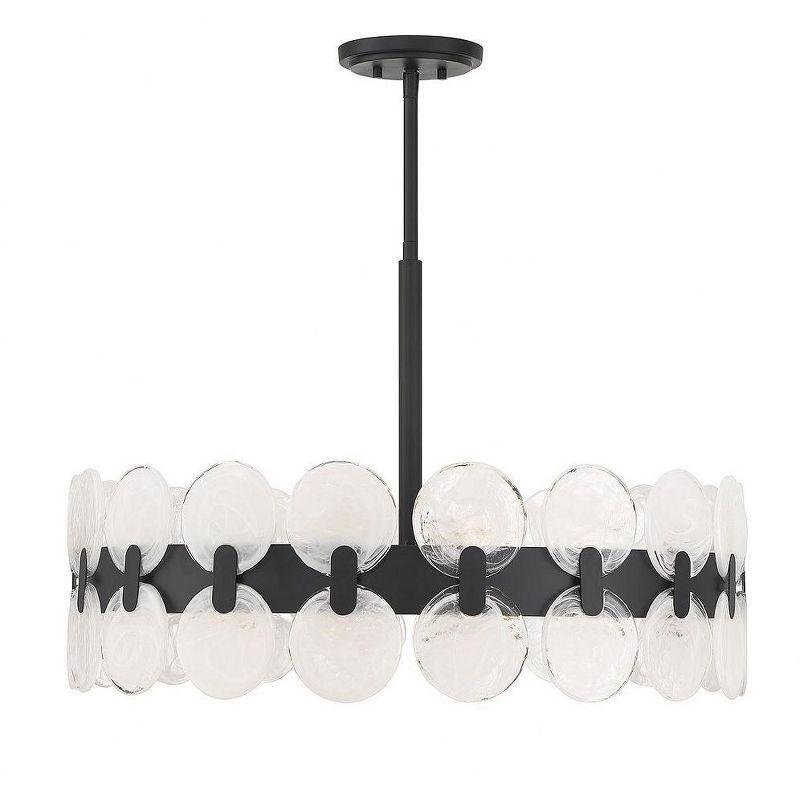 Boca 6-Light Chandelier in Matte Black