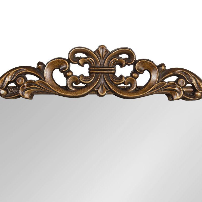 Kate and Laurel Laubry Ornate Framed Wall Mirror, 20x30, Gold