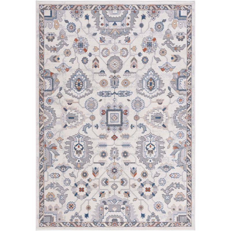 Eternal ETL226 Power Loomed Area Rug - Ivory/Gray - 8'x10' - Safavieh.