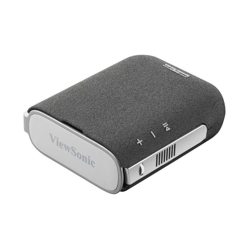 ViewSonic M1X Portable LED Projector with Smart Stand, Harman Kardon Speakers, Built-In Battery, H/V Keystone, 4 Corner Adjustment, Bluetooth, Wi-Fi,