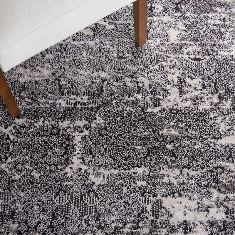 Amelia ALA271 Machine Made Indoor Area Rug - Gray/Charcoal - 6'-7"x6'-7" - Safavieh