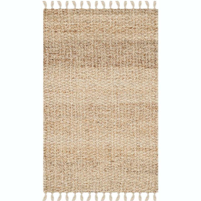 Natural Fiber NF733 Hand Woven Indoor Area Rug - Natural - 4'x6' - Safavieh.