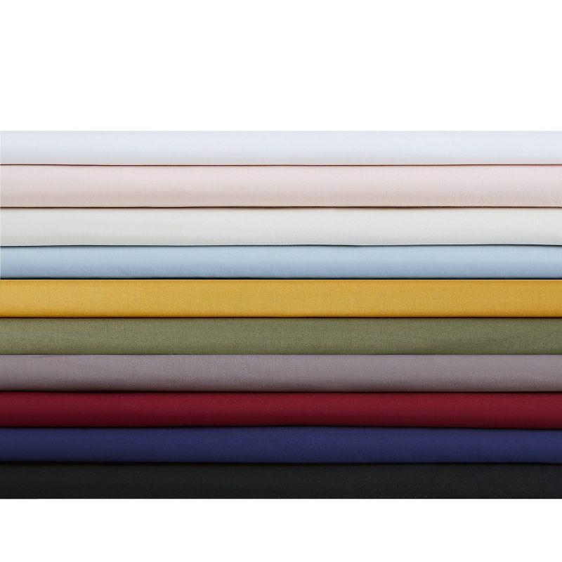 Twin Classic Cotton Solid Sheet Set Olive - Brooklyn Loom