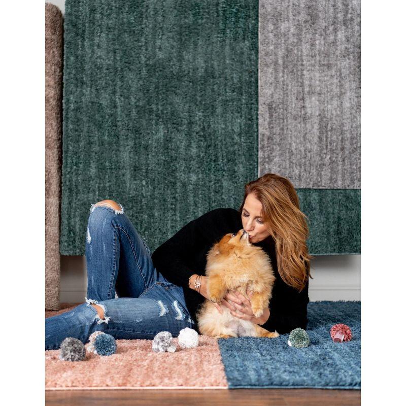 Jill Zarin Shaggy Chic Shaggy Shag Indoor Woven Area Rug