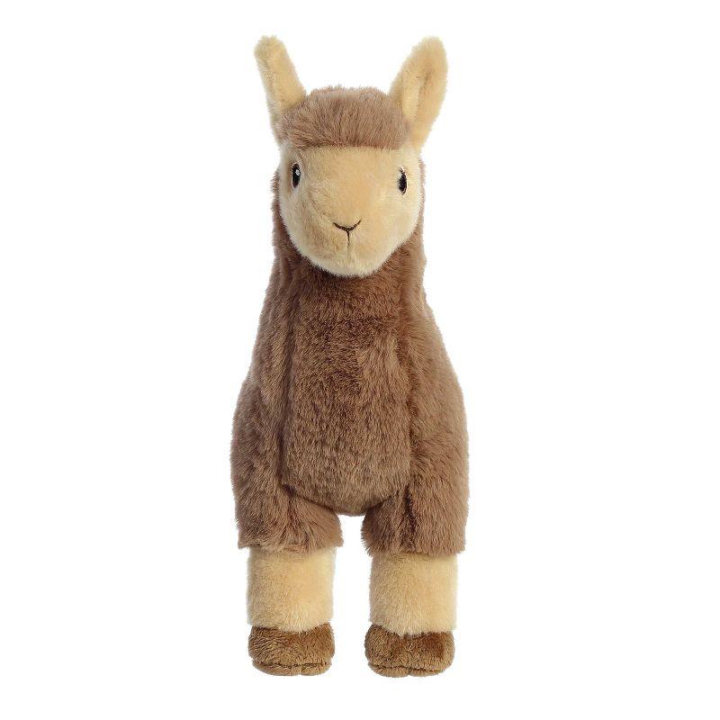 Aurora Medium Llama Eco Nation Eco-Friendly Stuffed Animal Tan 9.5"