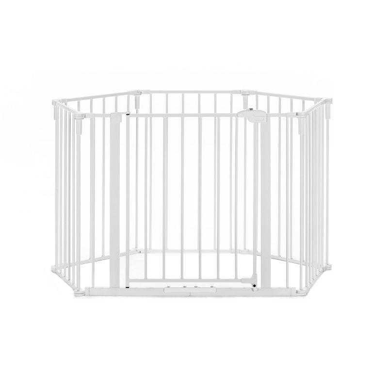 Regalo 130-Inch White Metal Baby Gate and Play Yard