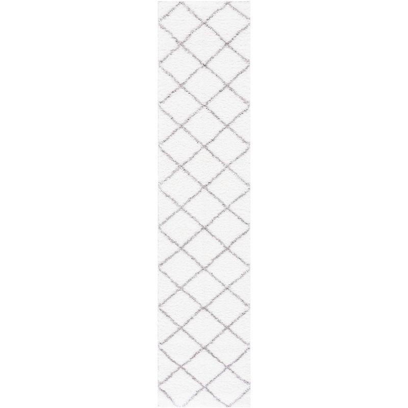 Latitude Run® Tahoe Shag Performance Geometric Rug