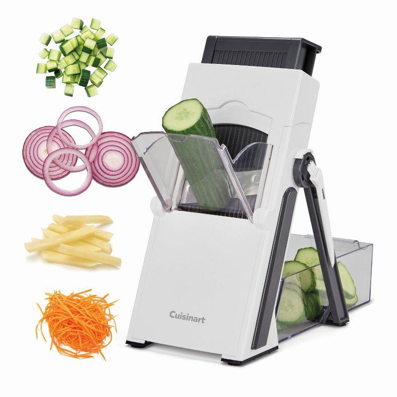 Cuisinart Precision Slice Upright Mandoline: Safe Mandolin Slicer, Nonslip Base, Dishwasher-Safe, Freestanding Design
