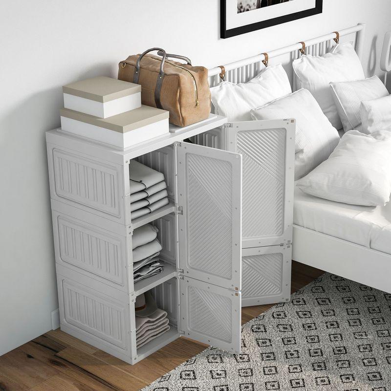 HomCom 27.25'' Fabric Portable Wardrobe