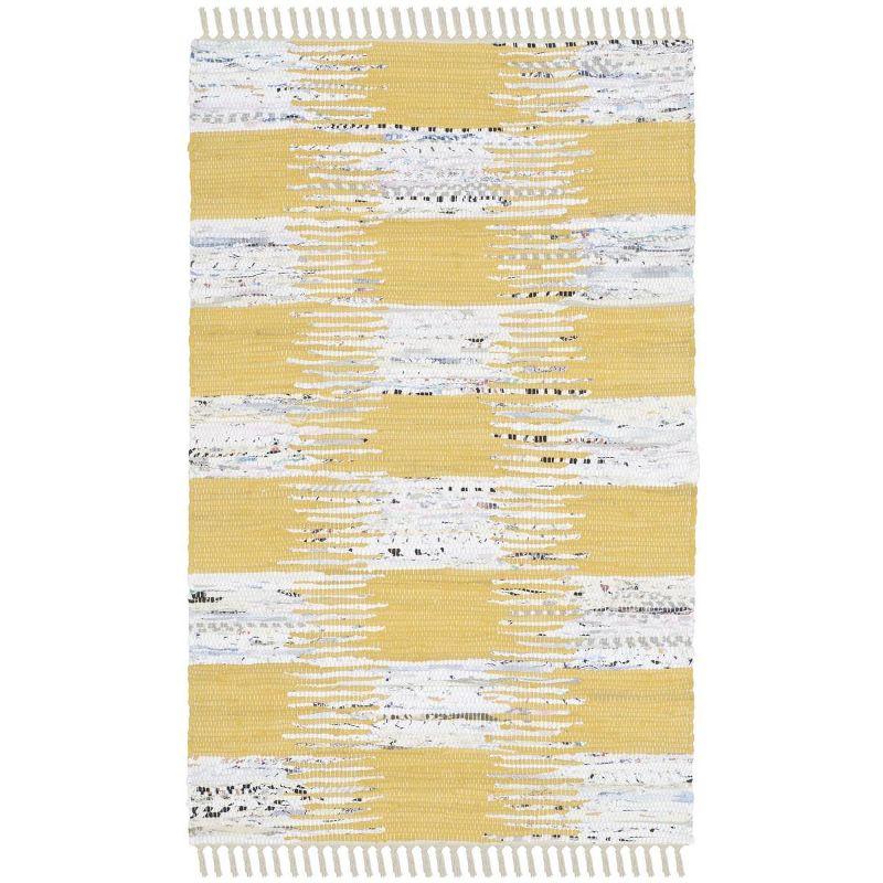 Montauk MTK721 Hand Woven Indoor Accent Rug - Yellow/Multi - 2'6"x4' - Safavieh.