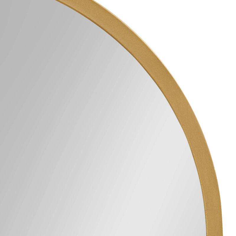 16" x 48" Valenti Tall Framed Arch Mirror Gold - Kate and Laurel