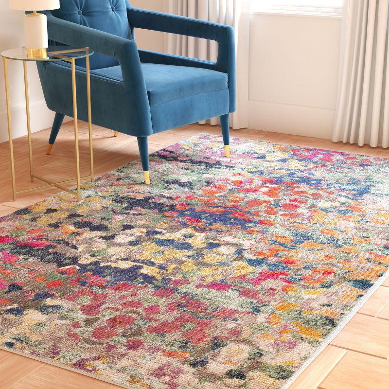 Monaco MNC263 Power Loomed Area Rug - Green/Blue - 8'x10' - Safavieh.