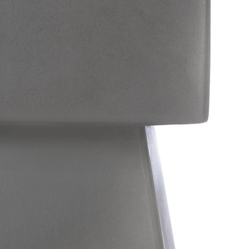 Zen Accent Stool - Indoor/Outdoor - VNN1000 - Gray - Safavieh