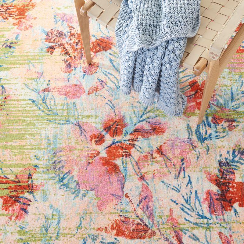 Tennille Machine Washable Floral Rug