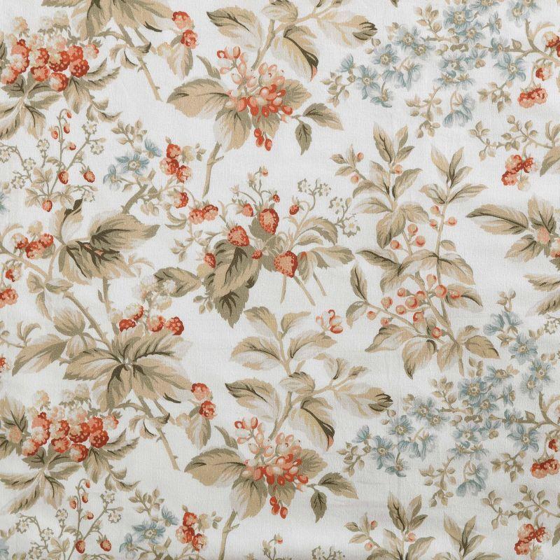 Laura Ashley Laura Ashley Bramble Floral Cotton Reversible Comforter Set