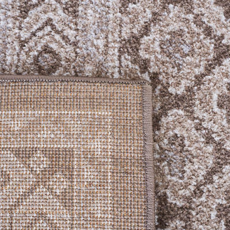 Toscana TOS658 Power Loomed Area Rug - Ivory/Brown - 5'3"x7'6" - Safavieh.