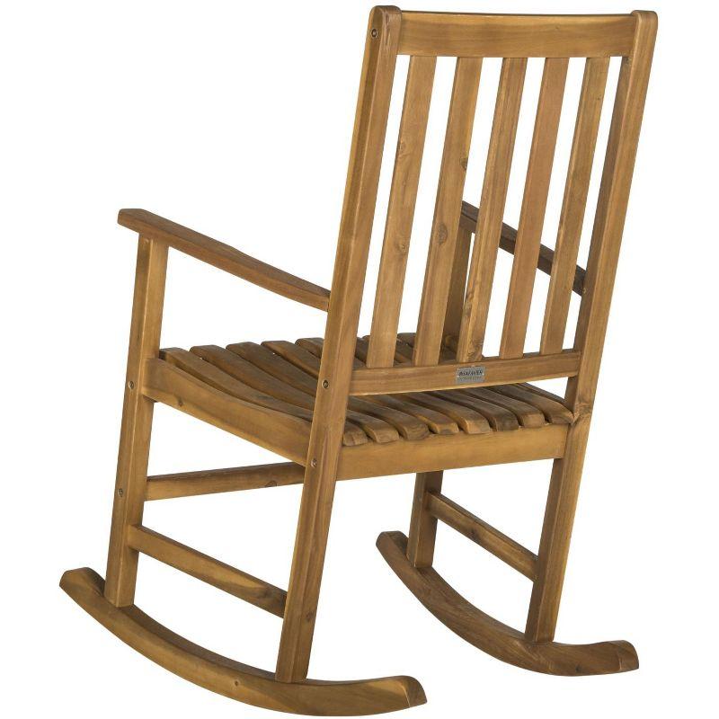 Barstow Rocking Chair Indoor/Outdoor - PAT6707 - Teak - Safavieh