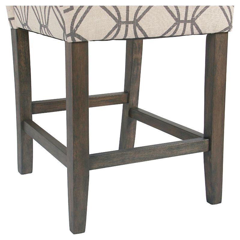 24" Upholstered Counter Height Barstool - HomePop