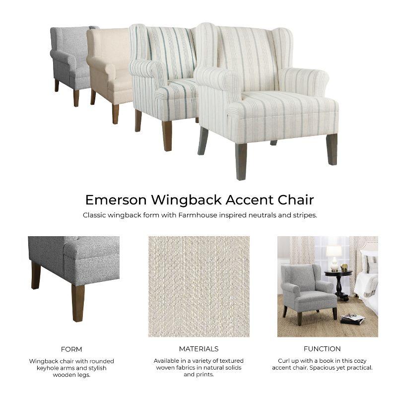 Emerson Rolled Arm Accent Chair - Homepop