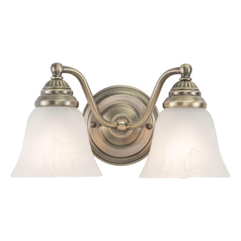 Vaxcel Standford 2 - Light Vanity in  Antique Brass