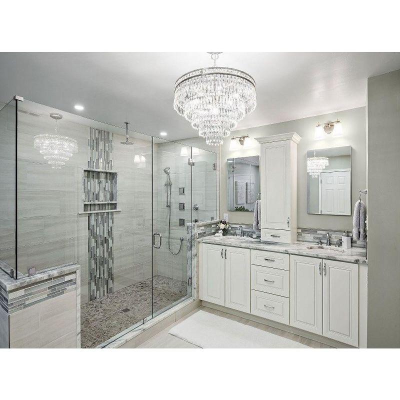 Crystorama Lighting Mercer 7 - Light Chandelier in  Olde Silver