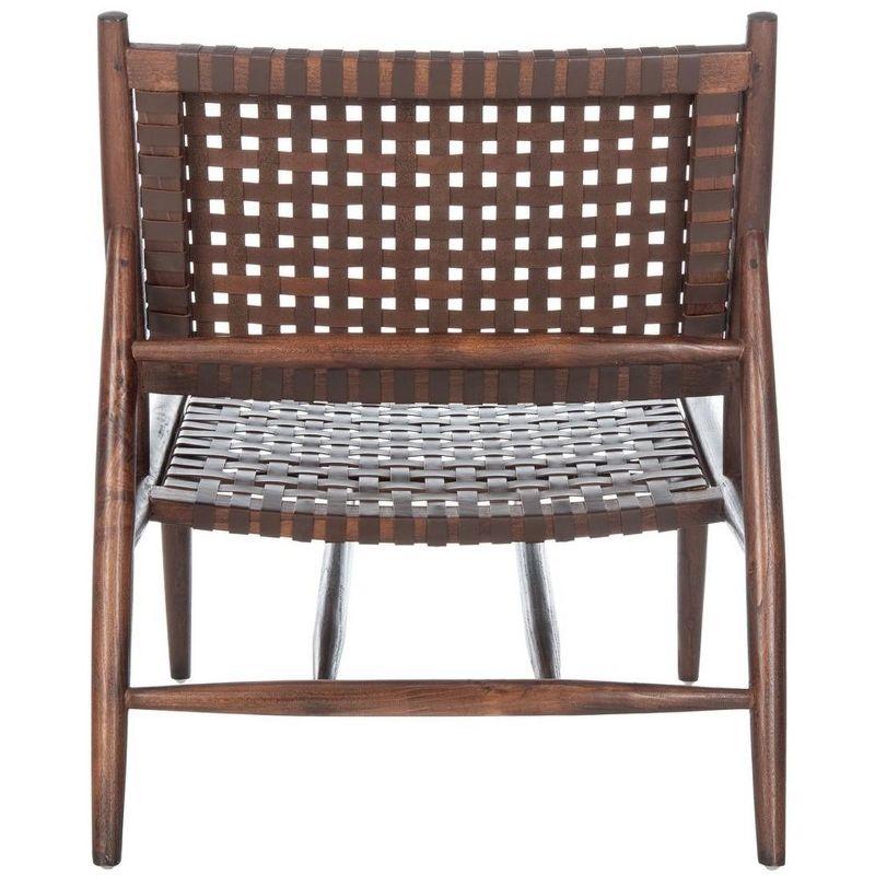 Soleil Accent Chair - ACH1001 - Brown/Brown - Safavieh