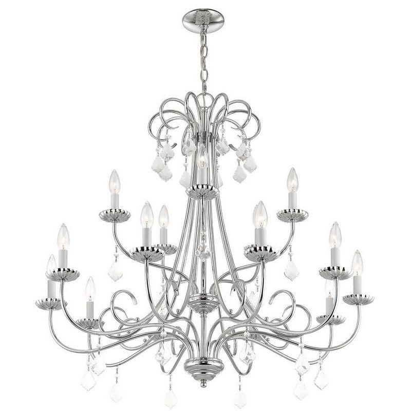 Livex Lighting Daphne 15 - Light Chandelier in  Polished Chrome