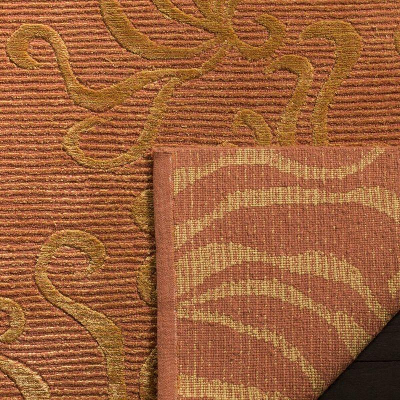 Seaflora Martha Stewart Silk & Wool Pile Floral Rug