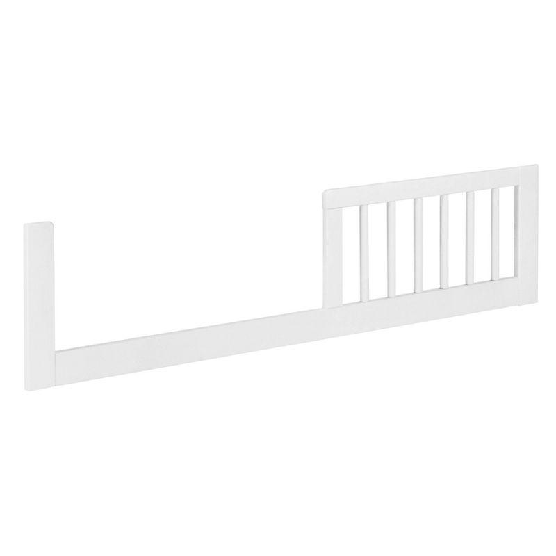 White Wooden Toddler Bed Conversion Rail Kit