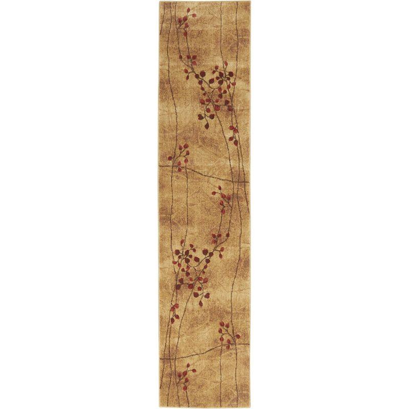 Nourison Somerset 2'3" x 10' Latte Rustic Indoor Rug