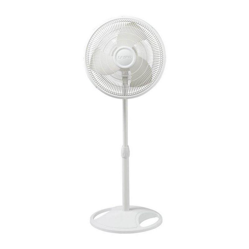 Lasko Lasko 16 Inch Oscillating Adjustable Tilting Pedestal Stand Fan, White (2 Pack) (Set of 2)