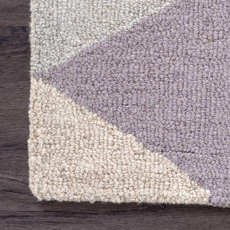 Bianca Triangles Area Rug Blue - nuLOOM