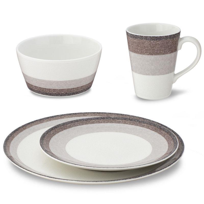 Noritake Colorscapes Layers Coupe 4-Piece Place Setting, Service for 1