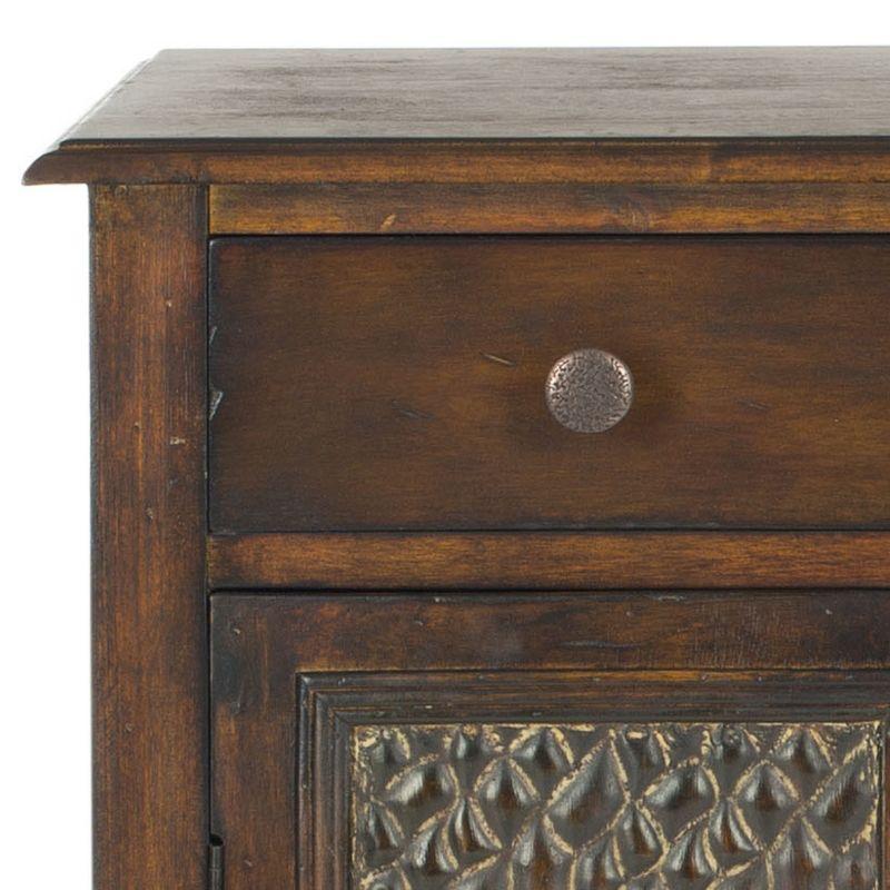 Evrychou Solid Wood Accent Cabinet