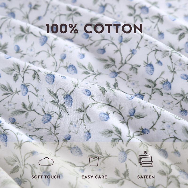 Laura Ashley Laura Ashley Sateen Cotton Printed Sheet Sets