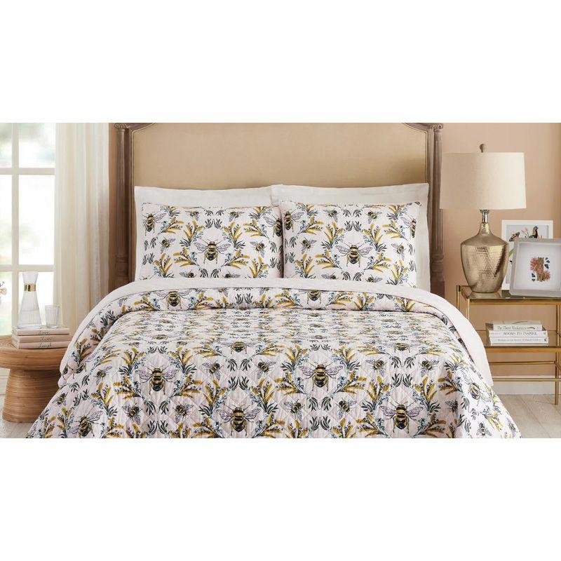 Reversible 100% Cotton Quilt Set