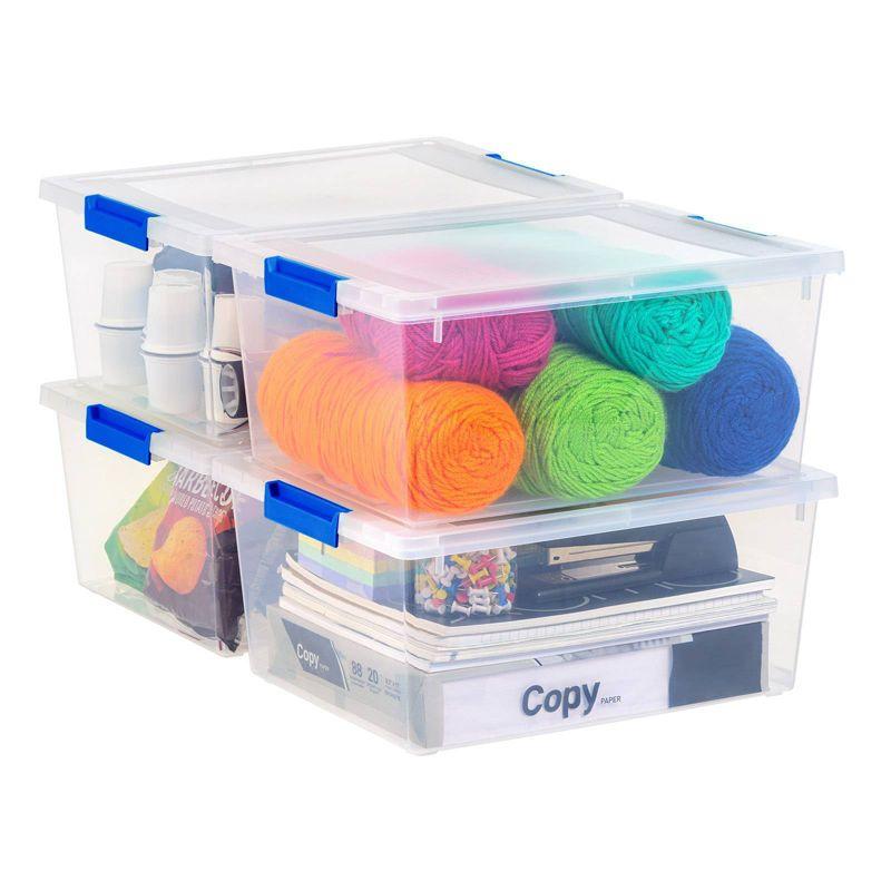 IRIS USA, Inc. IRIS USA, Inc. Plastic Storage Tub & Tote (Set of 4)