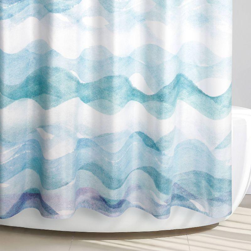 Aarez Chevron Shower Curtain