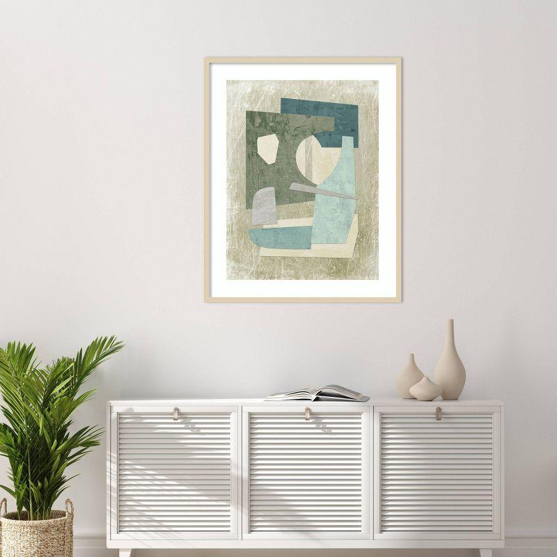 Amanti Art Mid-Century Collage II by Suzanne Nicoll Wood Framed Wall Art Print