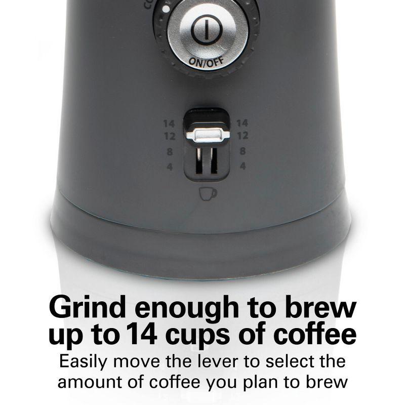 Hamilton Beach Hamilton Beach® Custom Grind™ Electric Coffee Grinder with Removable Stainless Steel Chamber and Adjustable Grind Control