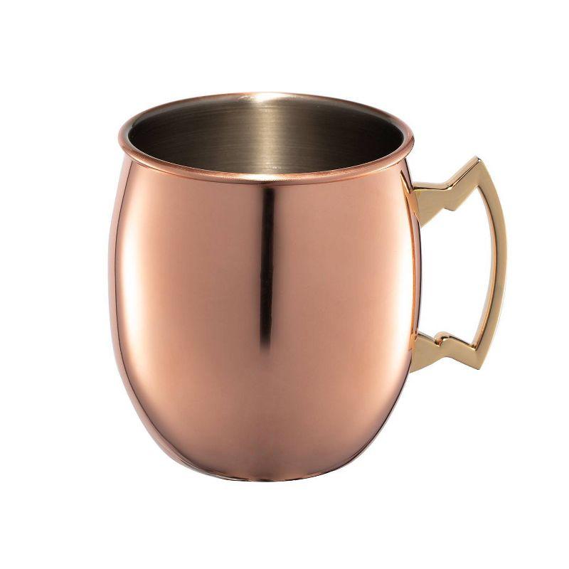 Cambridge Silversmiths 20 oz. Stainless Steel Moscow Mule Mug (Set of 4)