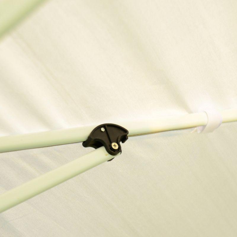 Outsunny 10'X20' Pop Up Party Tent Wedding Canopy With 6 Removable Mesh Sidewalls