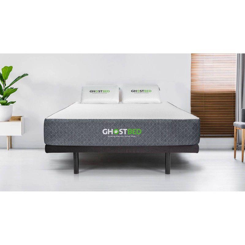 Queen Gel Memory Foam Adjustable Bed with Handcrafted Cover