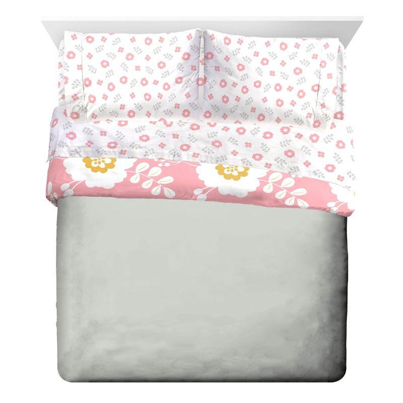 Saturday Park Cutout Floral 100% Organic Cotton Bed Set