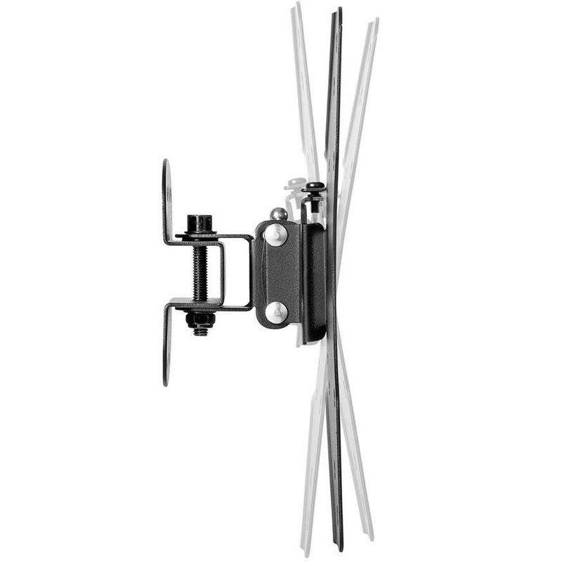 Monoprice Full-Motion Pivot TV Wall Mount Bracket For LED TVs 23in to 42in, Max Weight 55 lbs, VESA Patterns Up to 200x200, Fits Curved Screens