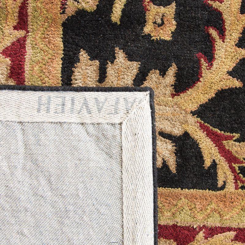 Classic CL244 Hand Tufted Runner Rug - Black/Burgundy - 2'3"x8' - Safavieh.