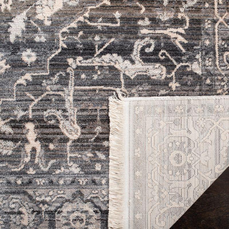 Vintage Persian VTP479 Power Loomed Indoor Area Rug - Grey/Charcoal - 5'x7'6" - Safavieh