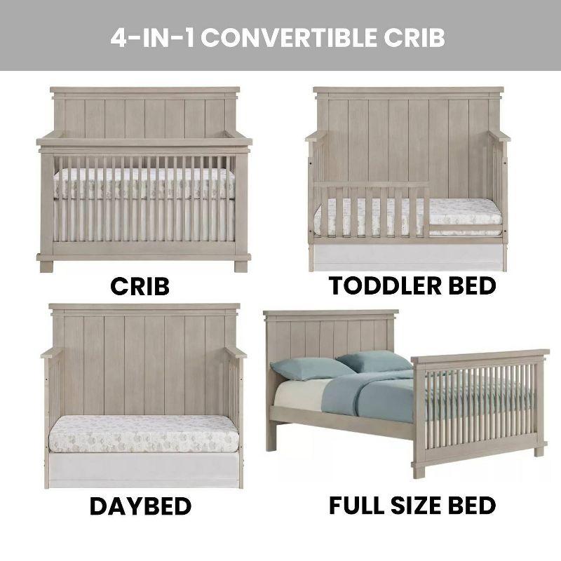 SOHO BABY Hampton 4-in-1 Convertible Crib